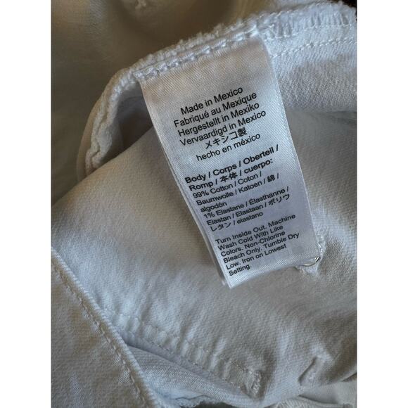 NWT J. Crew Sailor Slim Wide Leg White Jeans Women’s Size 31 - Picture 9 of 9